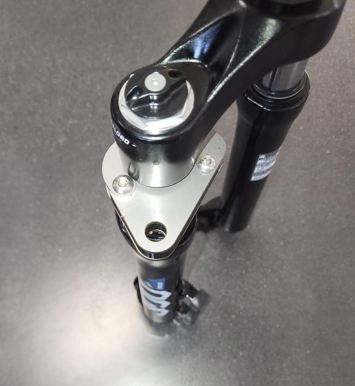 1,5mm KLM30rvs; Voorvork klem 30mm voor stuurinrichting bakfiets - Copy