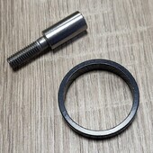 6mm JP1048 AHS 1 1/8 Beugel Klickfix voor kabels door en langs de vork