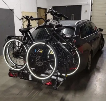 Pro-User Diamant rek aangepast voor tandem+fiets