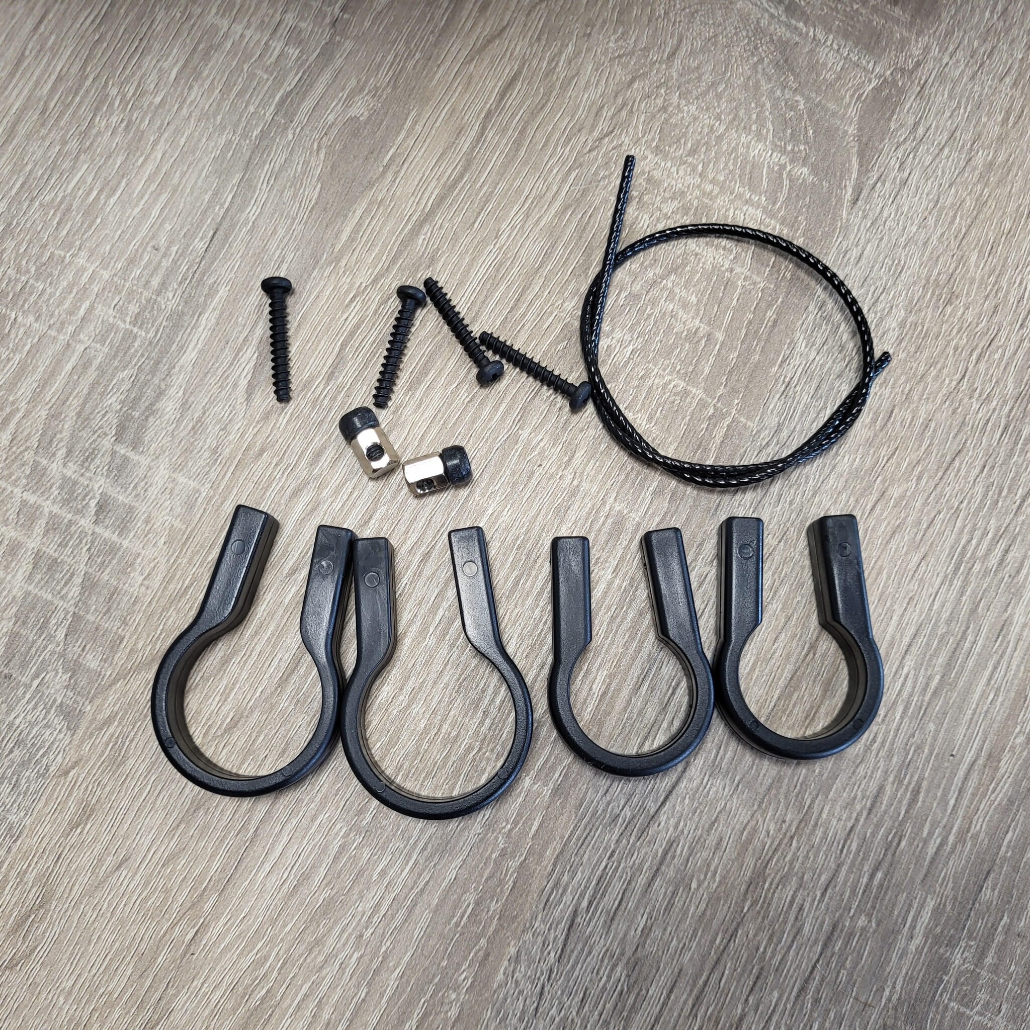 CC100-bev; Losse bevestigingsdelen voor Klickfix CC100 om het stuur normaal en oversize.