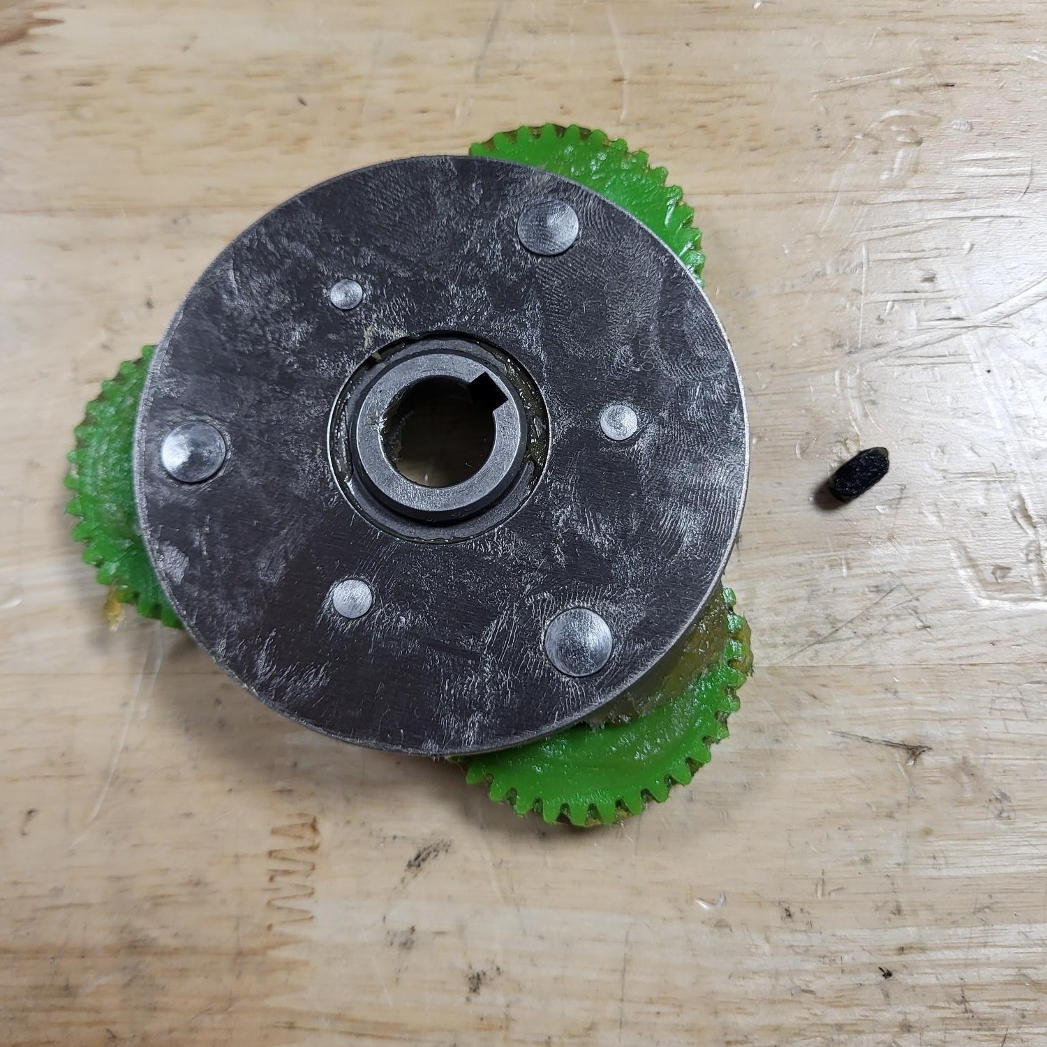 DP-M155Clutch; freewheel met 3 tandwielen voor Dapu M155 motor