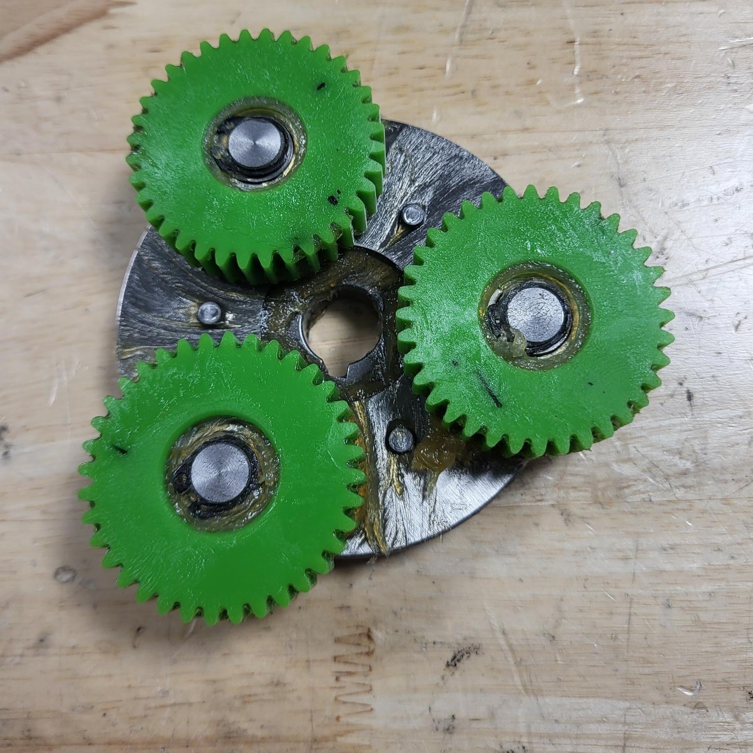 DP-M155Clutch; freewheel met 3 tandwielen voor Dapu M155 motor