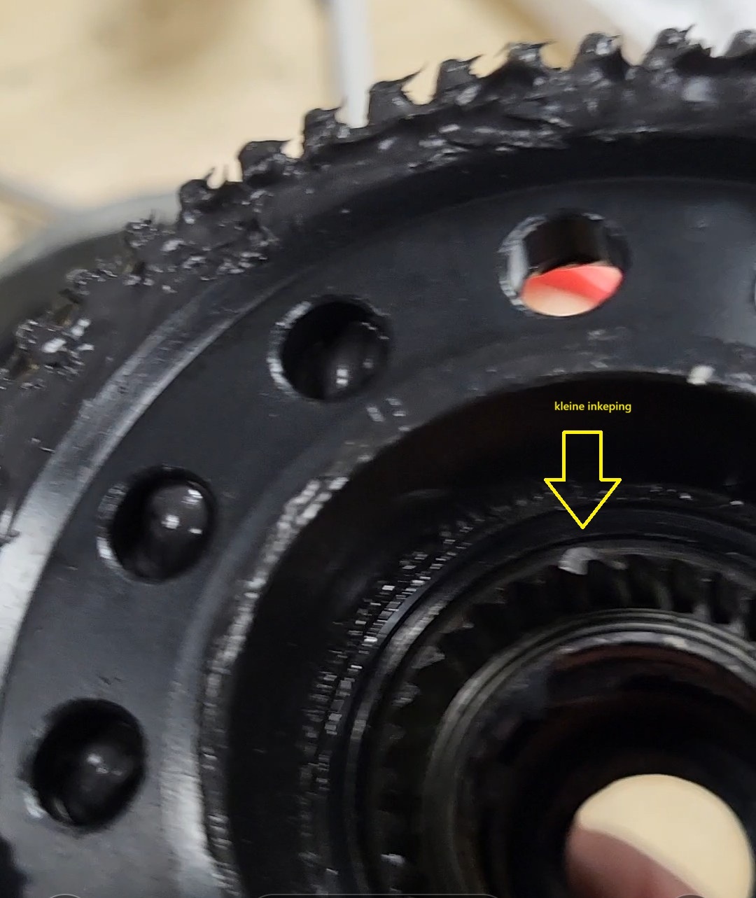 DP PAL+V M80m; DAPU pallen en veer voor M80m middenmotor