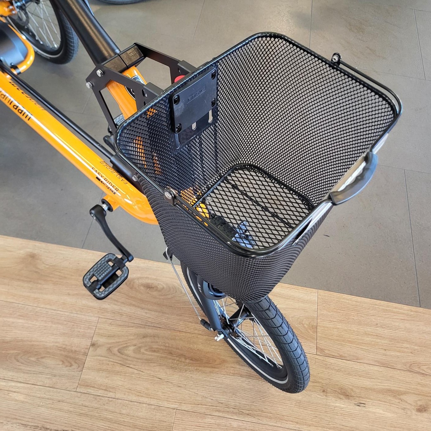 JP7070; Klickfix houder op van Raam easyrider compact