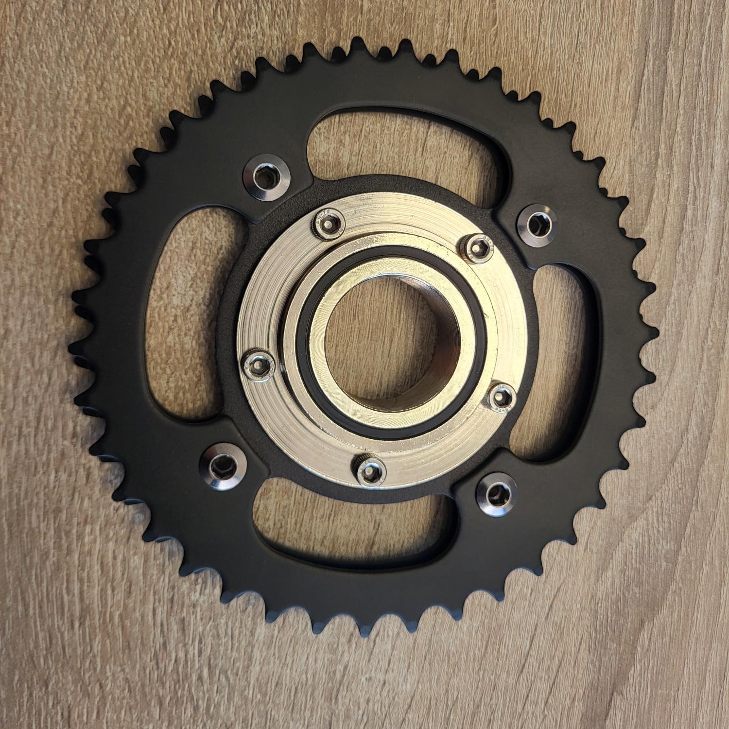 TWFFS2x38; freewheel met spider104mm en 2x38t