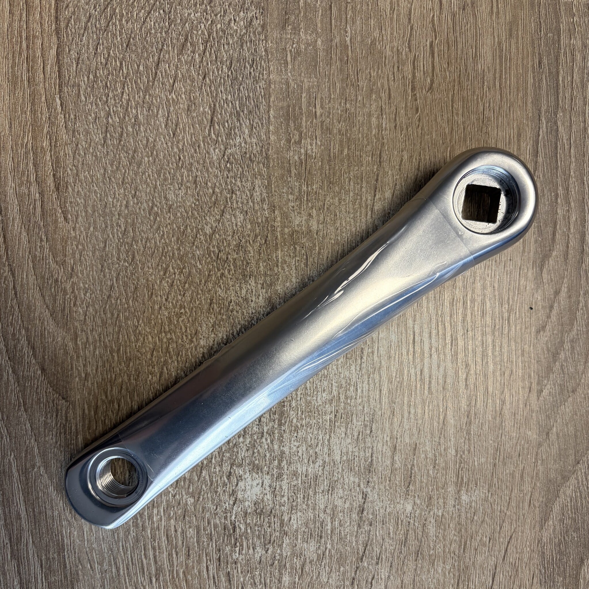 CRA155R - Crank los 155mm Rechts zilver