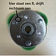 DP-GS-M123 right Clutch; freewheel voor DAPU motor M123 rechtsom aandrijvend