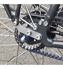 JP0500 montage beugels bagagedrager op Rohloff frame (per 2 st.)