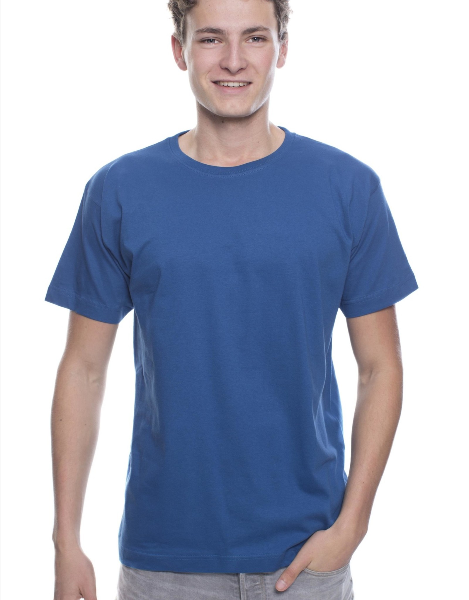 Logostar T-SHIRT basic met ronde hals grijs