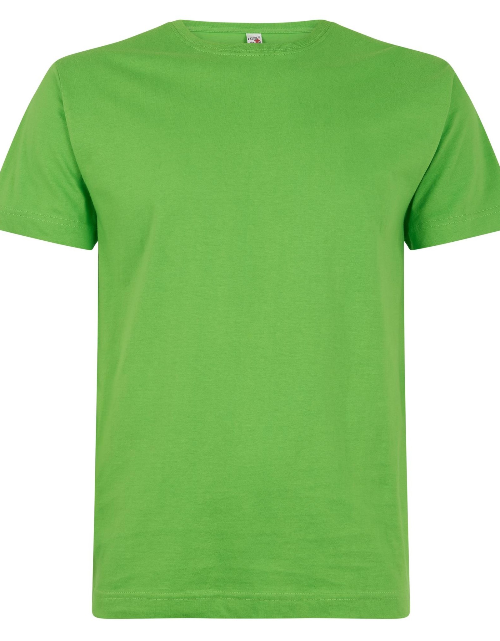 Logostar T-SHIRT basic met ronde hals lime