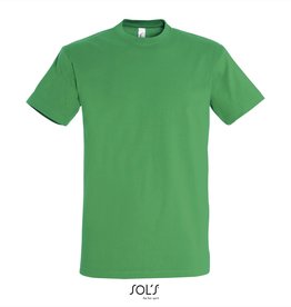 Sol's T-SHIRT basic ronde hals 'Imperial' grasgroen