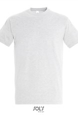 Sol's T-SHIRT basic ronde hals gekleurd 'Imperial' ash