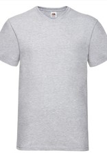 Fruit of the Loom T-SHIRT basic V-hals 'Valueweight V' grijs