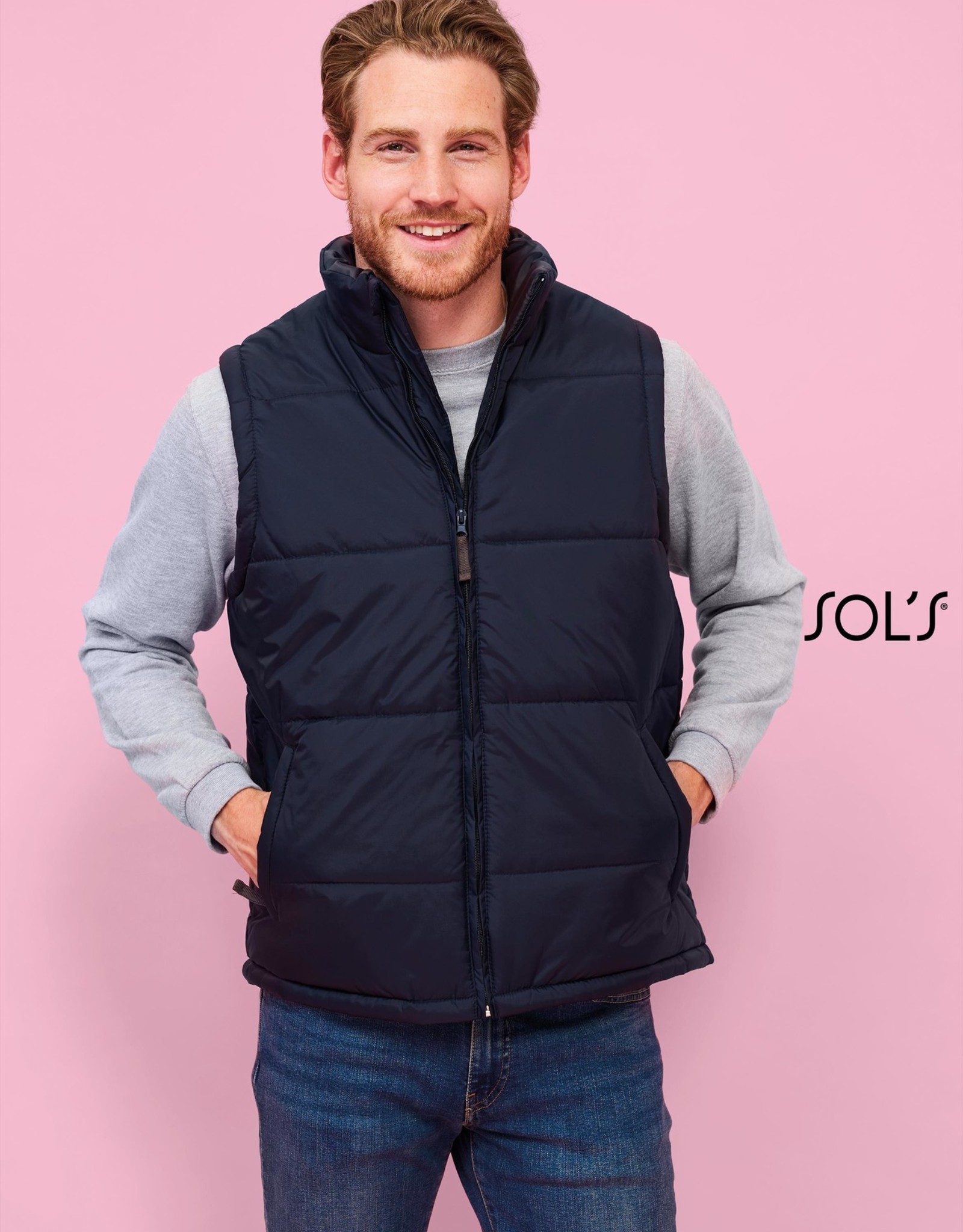 Sol's BODYWARMER 'Warm' bosgroen