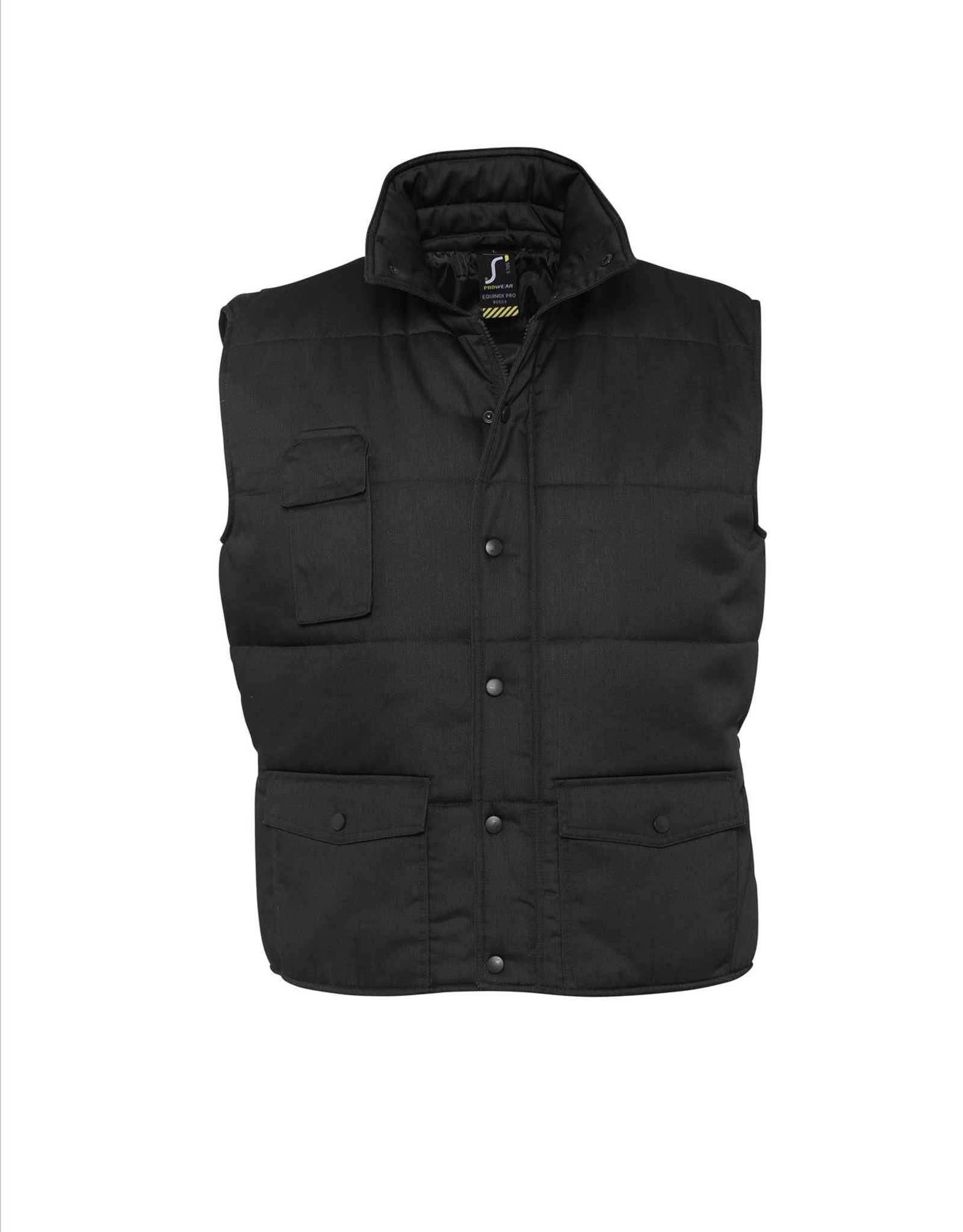 Sol's BODYWARMER 'Equinox' workwear zwart