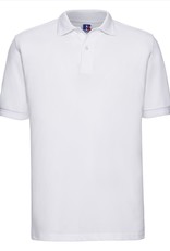 Russell Heavy POLOSHIRT polycotton wit