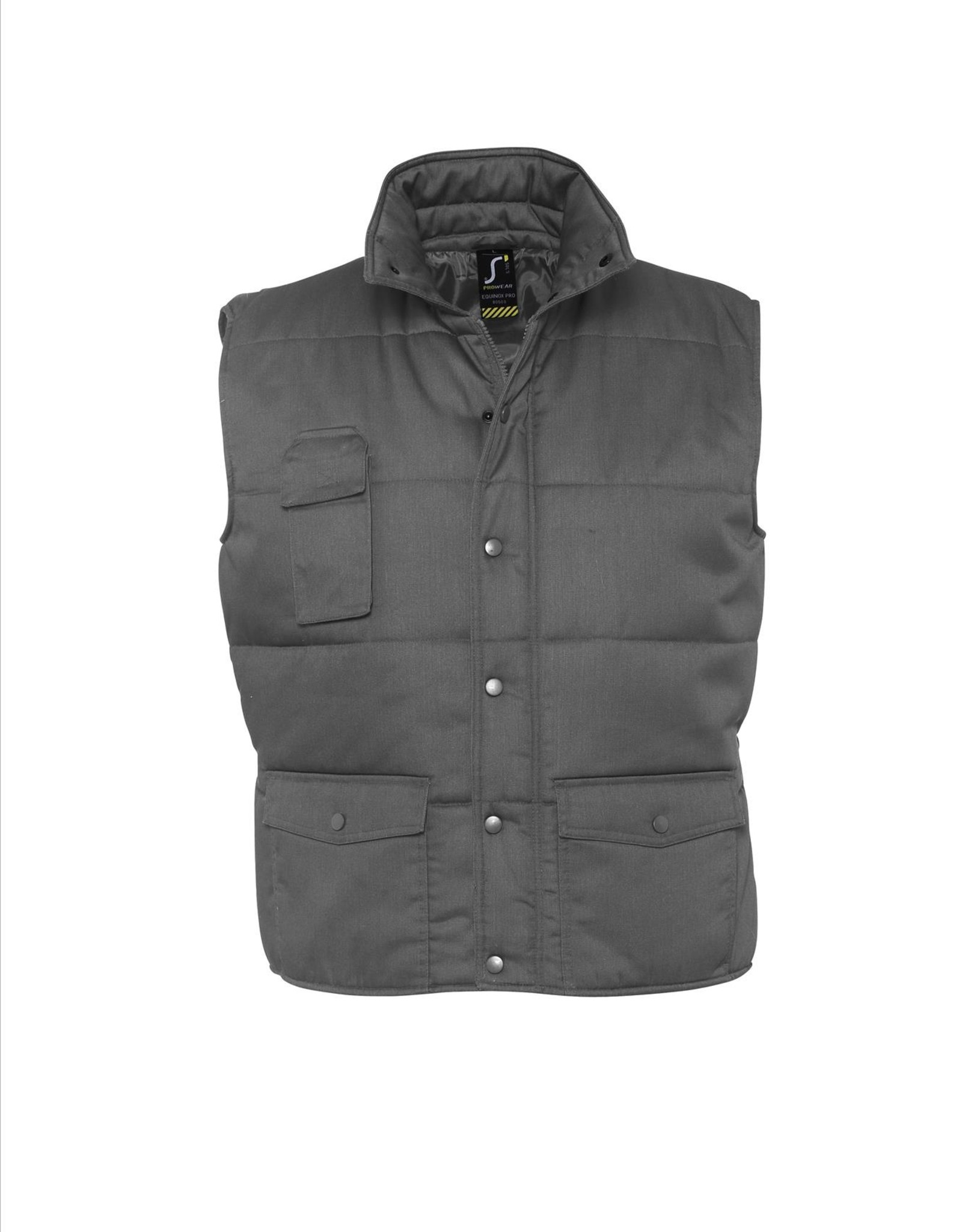 Sol's BODYWARMER 'Equinox' workwear antraciet