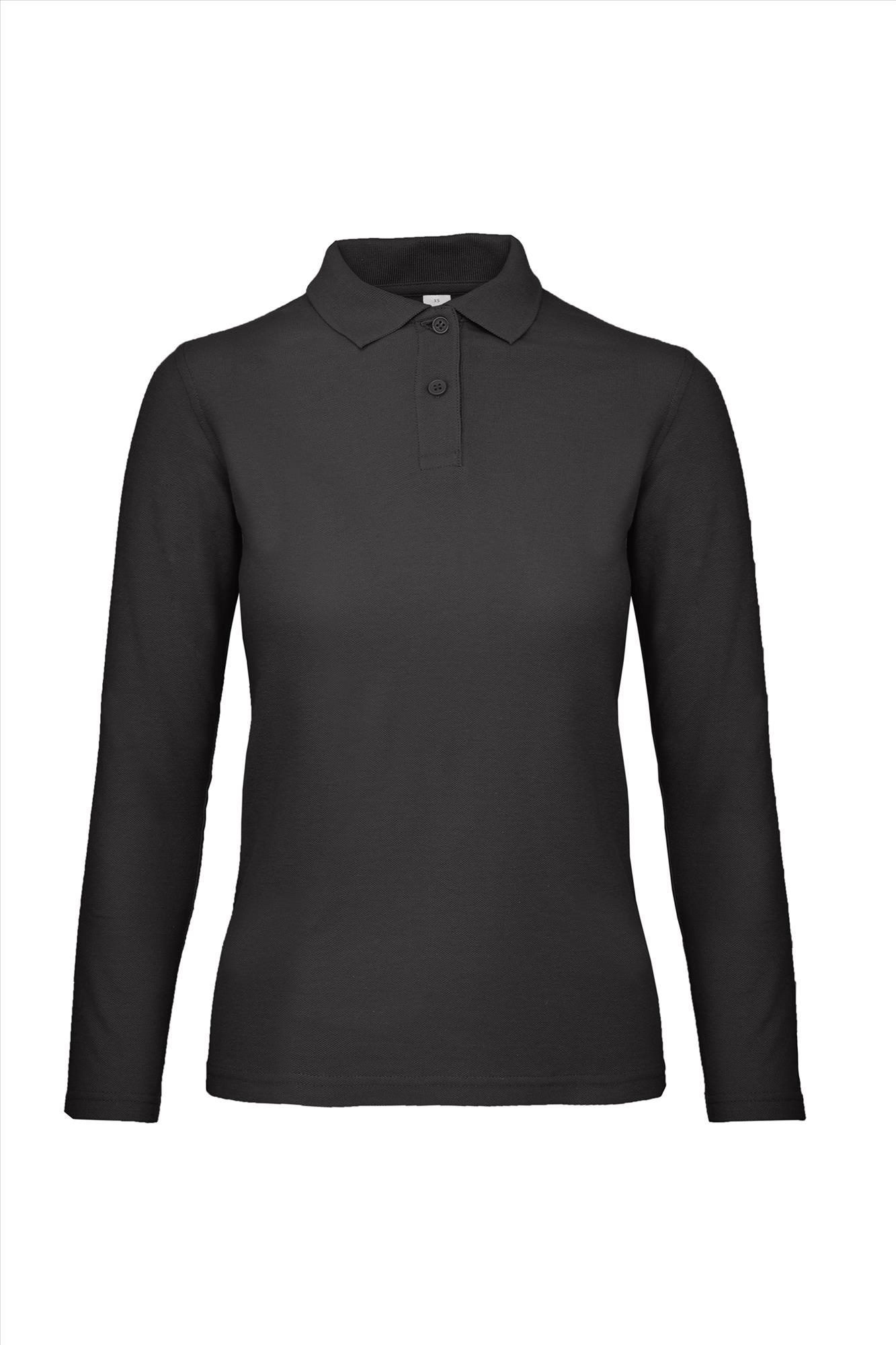 POLOSHIRT dames lange mouw B C GroteMatenBasics