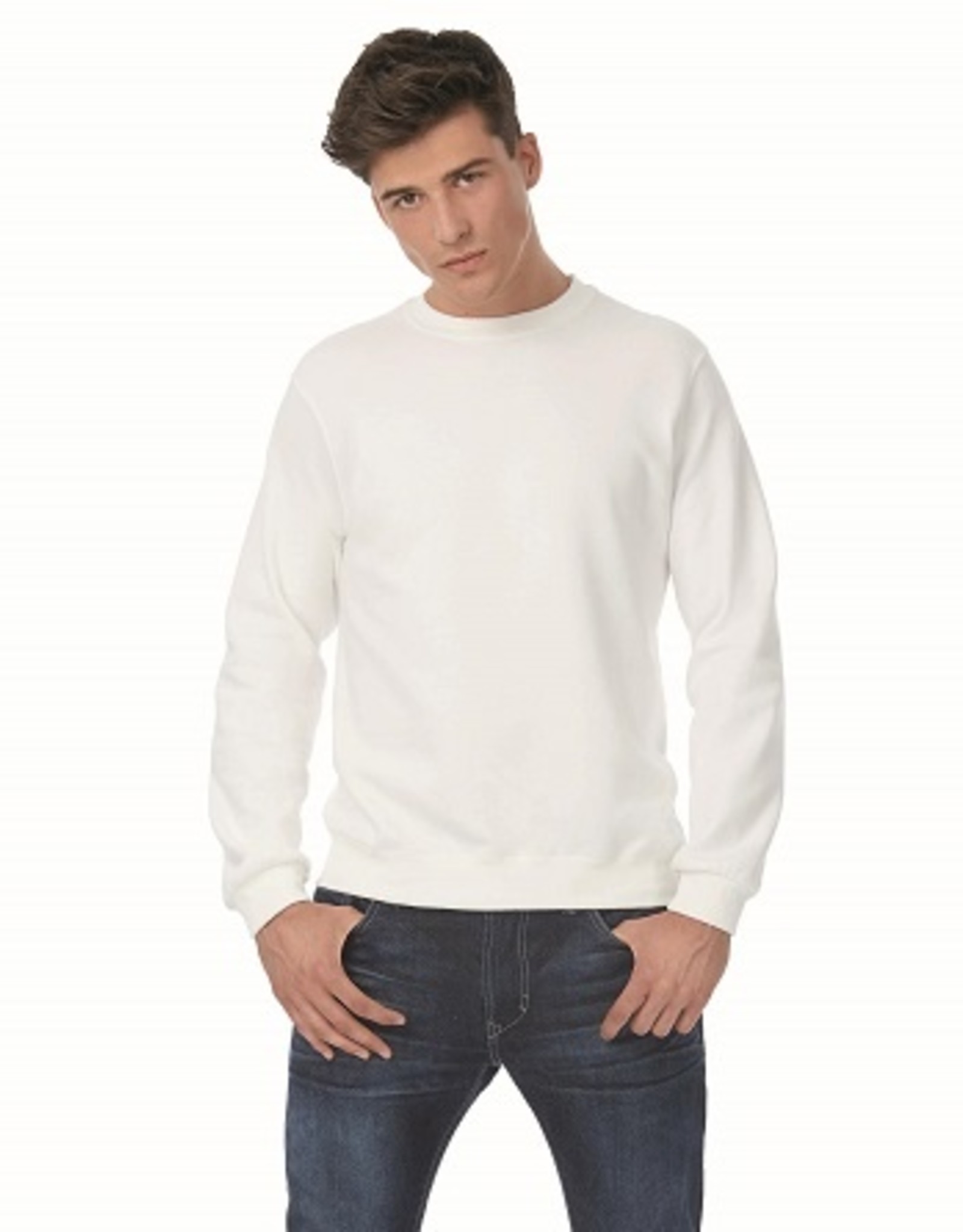 B&C Basic SWEATSHIRT grijs