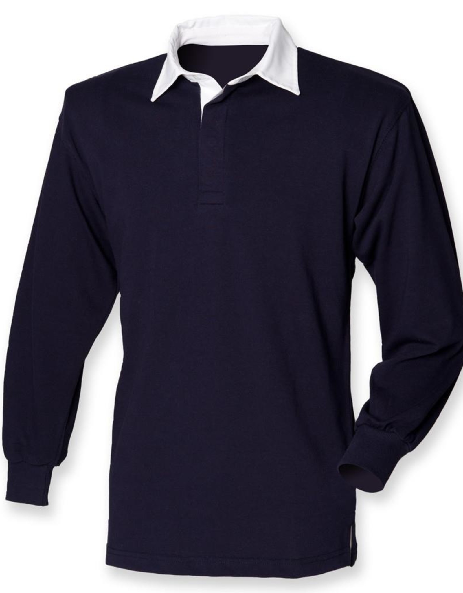 RUGBY / POLOSWEATER heren - navy / wit