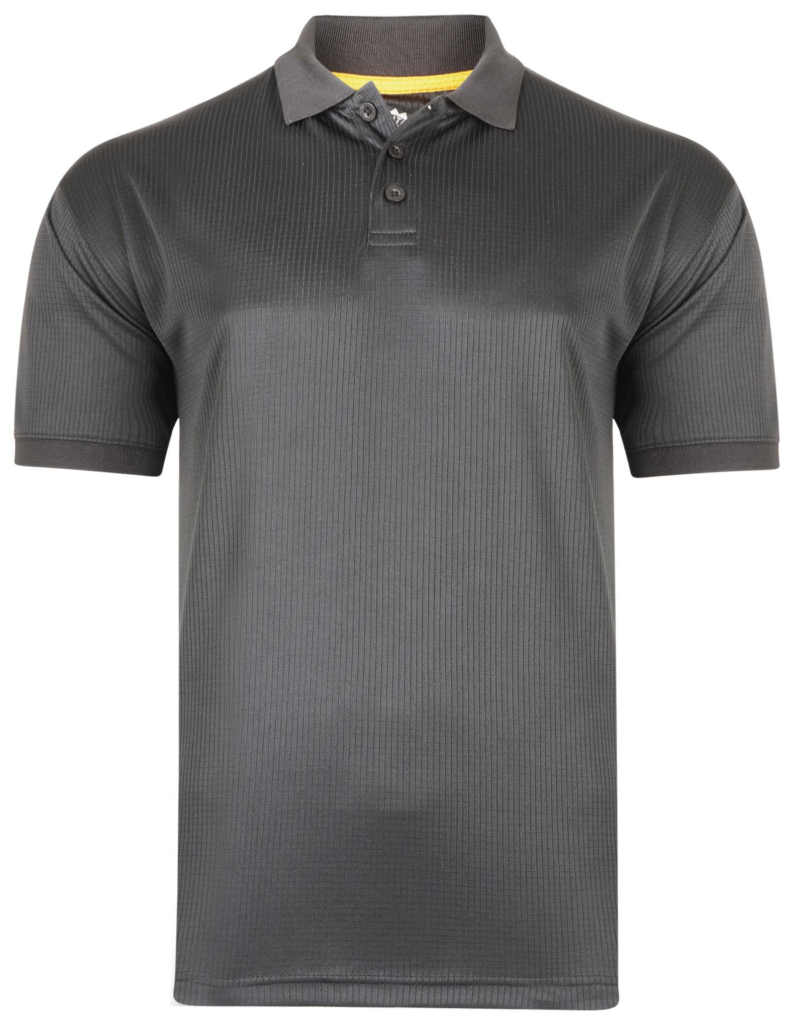 Kam Jeans SPORT POLO SHIRT glanzend - zwart