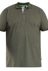 D-555 POLOSHIRT  met borstzak 'Grant' - khaki