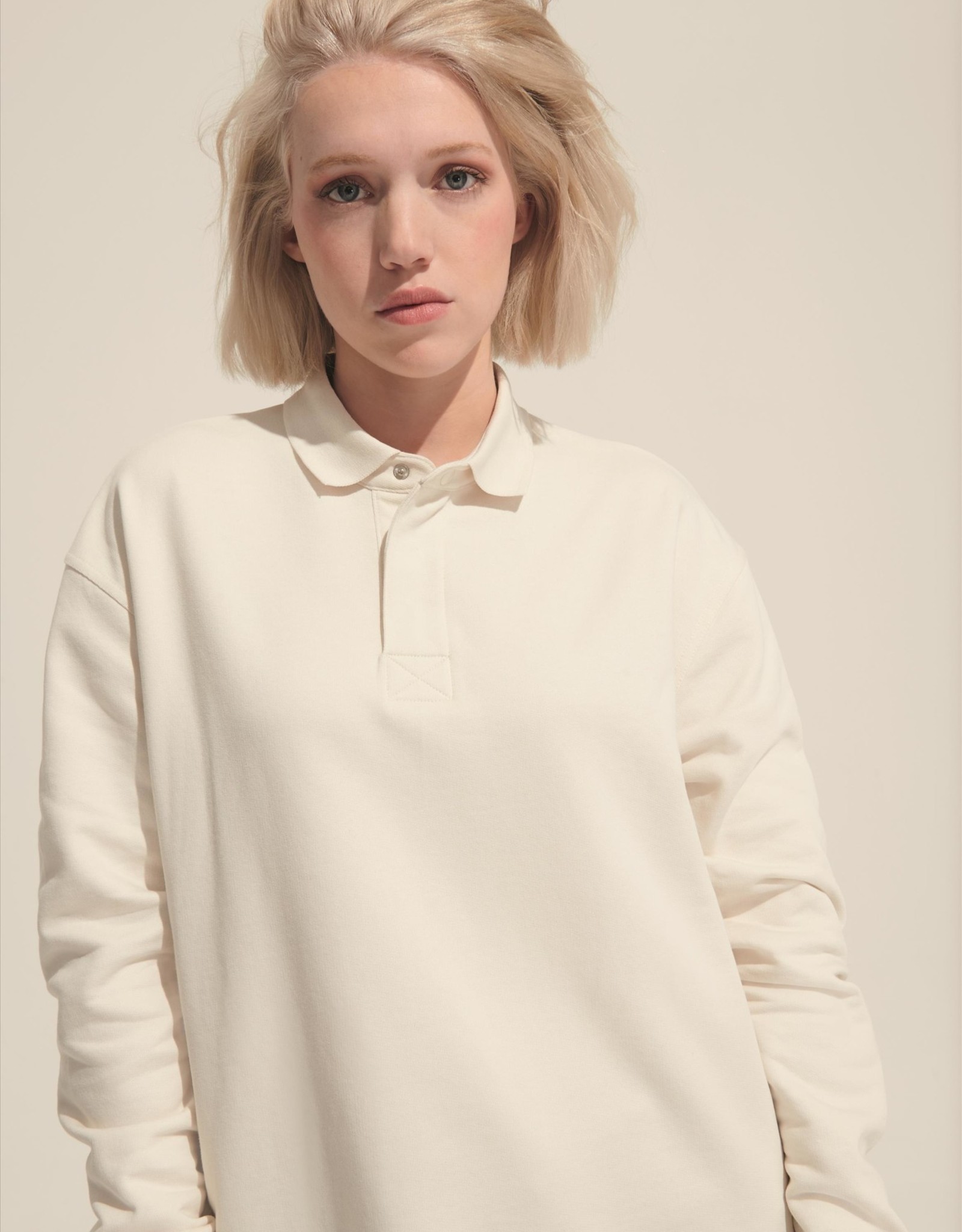 Sol's Unisex POLO SWEATER  'Heritage' - creme wit