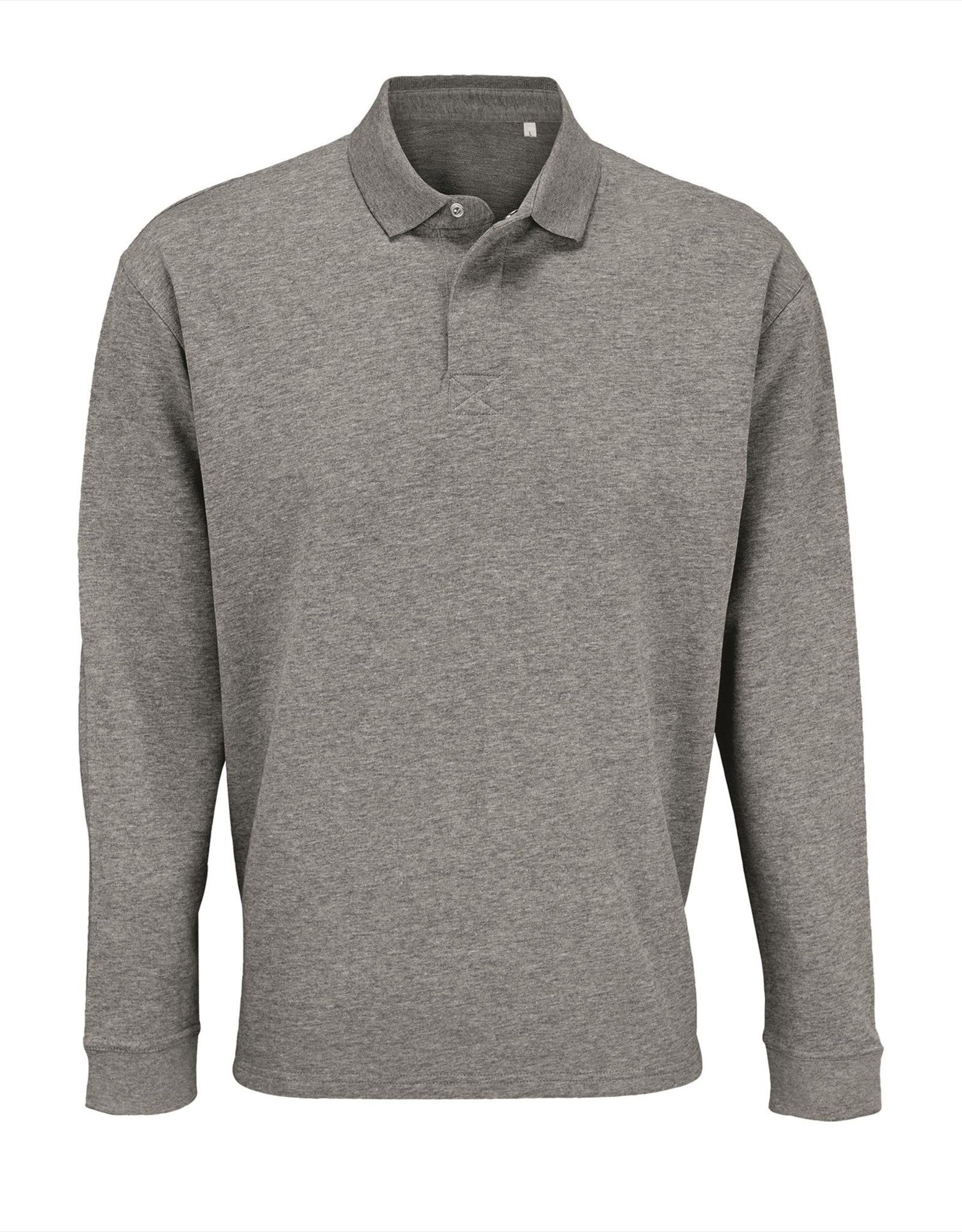 Sol's Unisex POLO SWEATER  'Heritage' - grijs melange