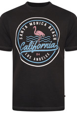 Kam Jeans T-SHIRT met print 'California' - zwart