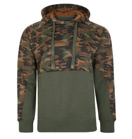 Kam Jeans SWEATER met capuchon 'Camouflage' - khaki