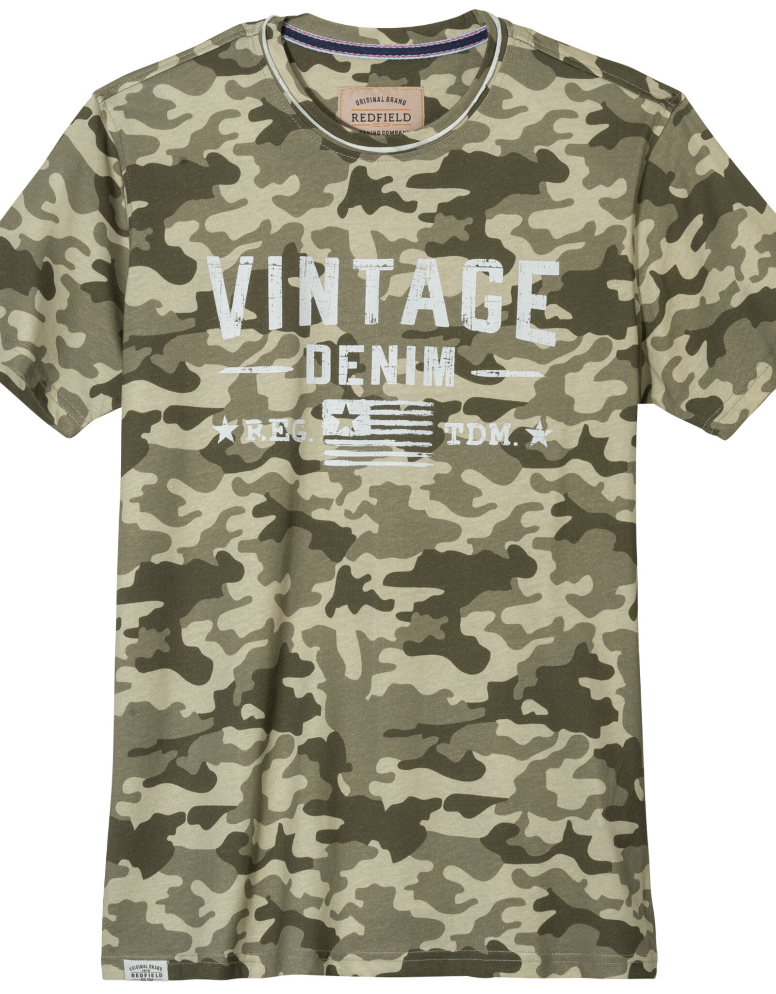 Redfield Redfield T-SHIRT olijf groen Camouflage