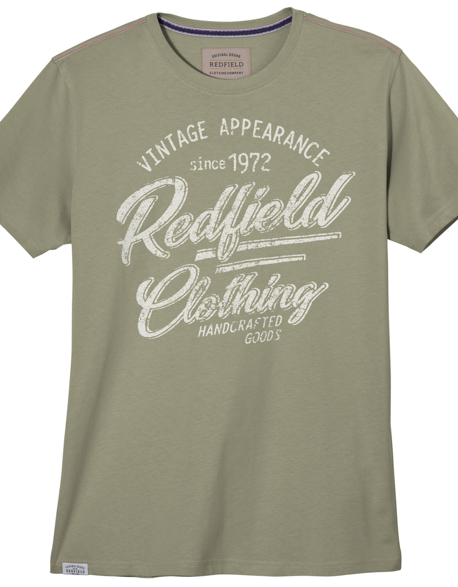 Redfield Redfield T-SHIRT olijf groen Vintage