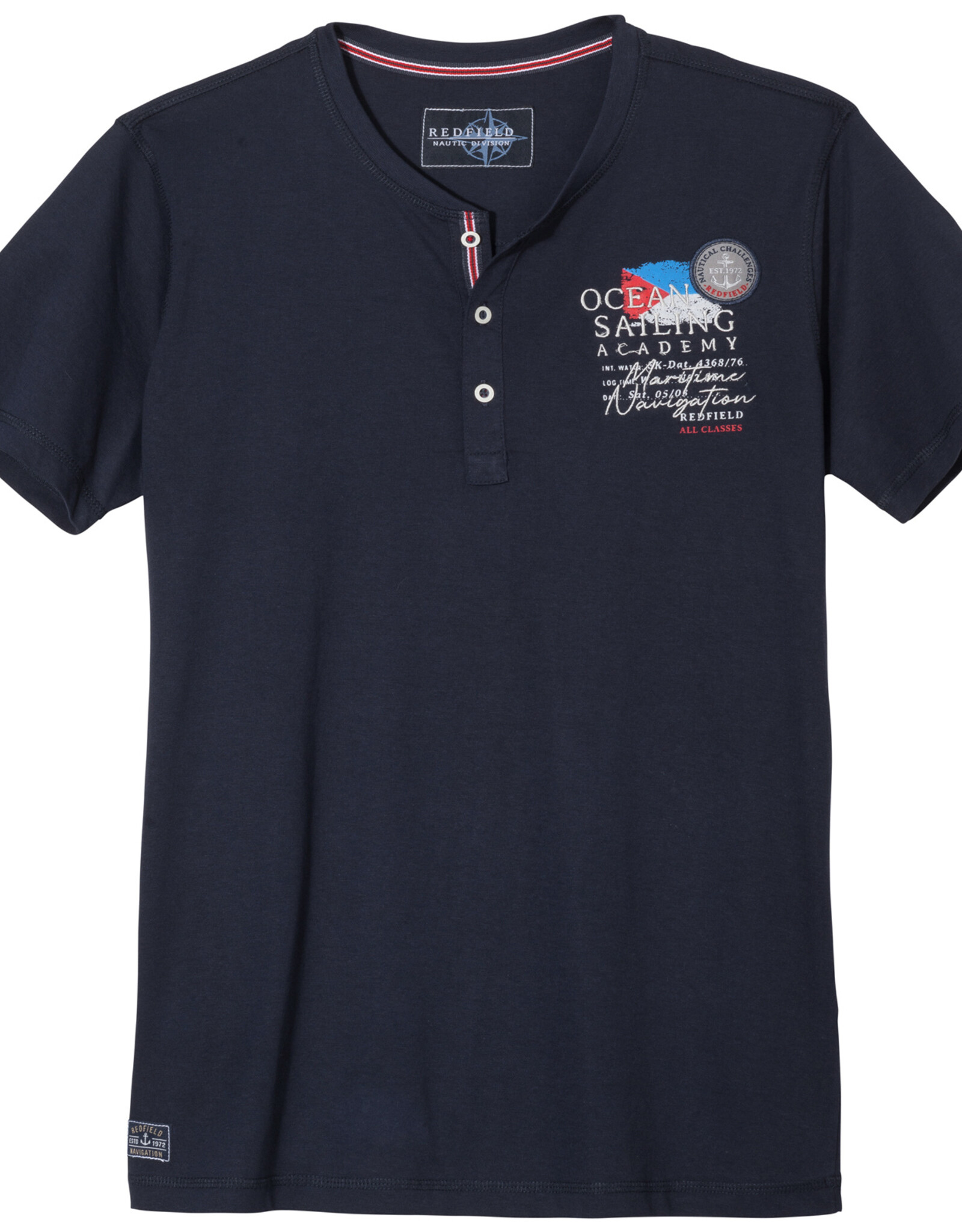 Redfield Redfield SHIRT met knoopjes nacht blauw Ocean