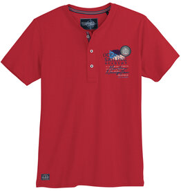 Redfield Redfield SHIRT met knoopjes rood Ocean