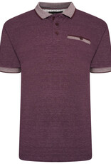 Kam Jeans POLOSHIRT Jacquard – Plum