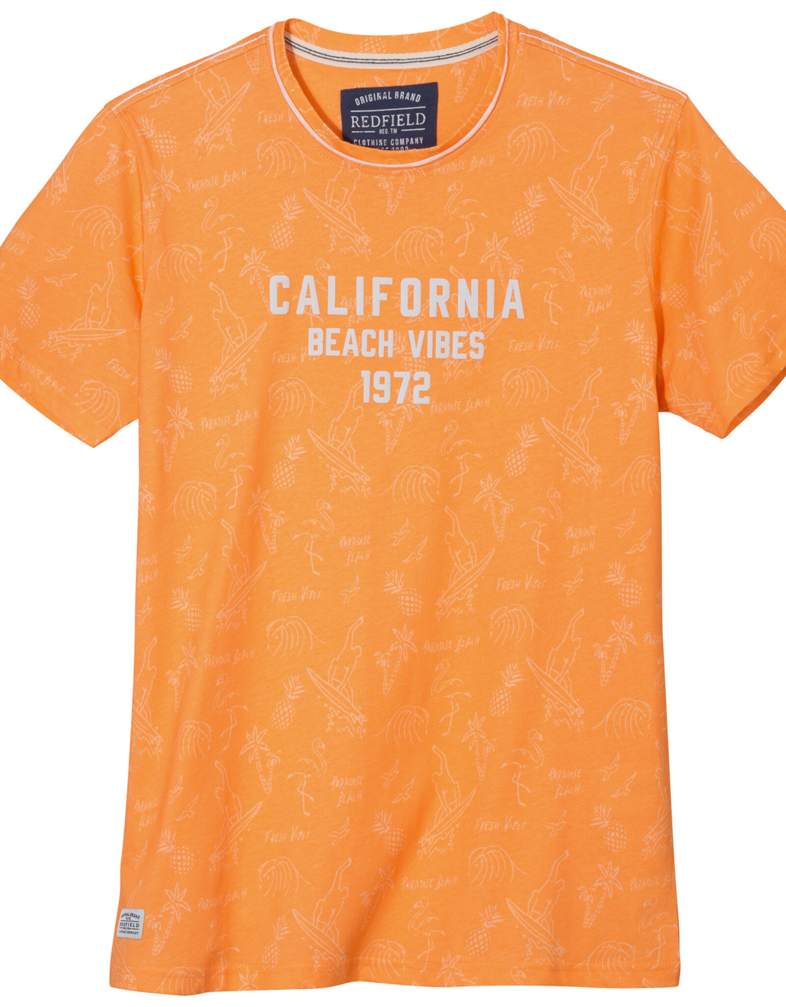 Redfield T-SHIRT California melba orange