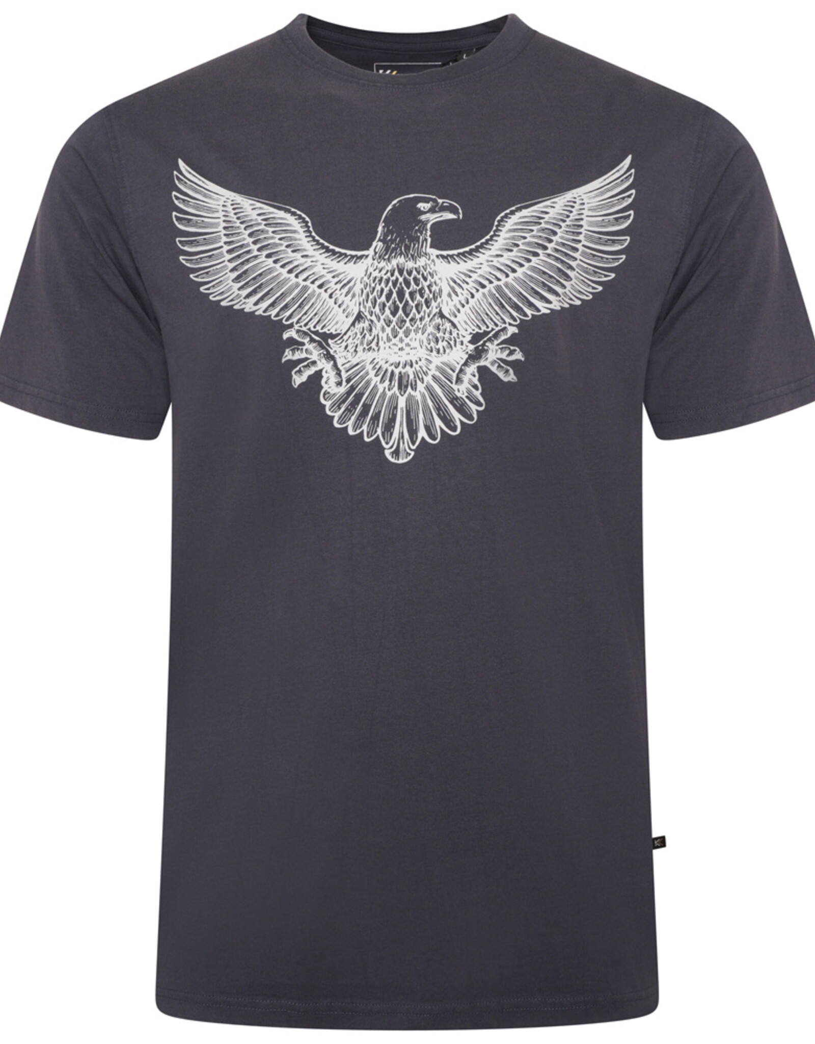 Kam Jeans T-SHIRT met print 'EAGLE’ – indigo