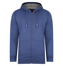 Kam Jeans Hoodie Fleece ZIP Thru – royal blauw