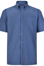 Kam Jeans SALE 2XL OVERHEMD Oxford casual korte mouw navy