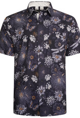Kam Jeans SALE 5XL OVERHEMD Dragonfly korte mouw navy