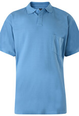 Kam Jeans SALE 3XL BASIC POLOSHIRT met borstzak sky
