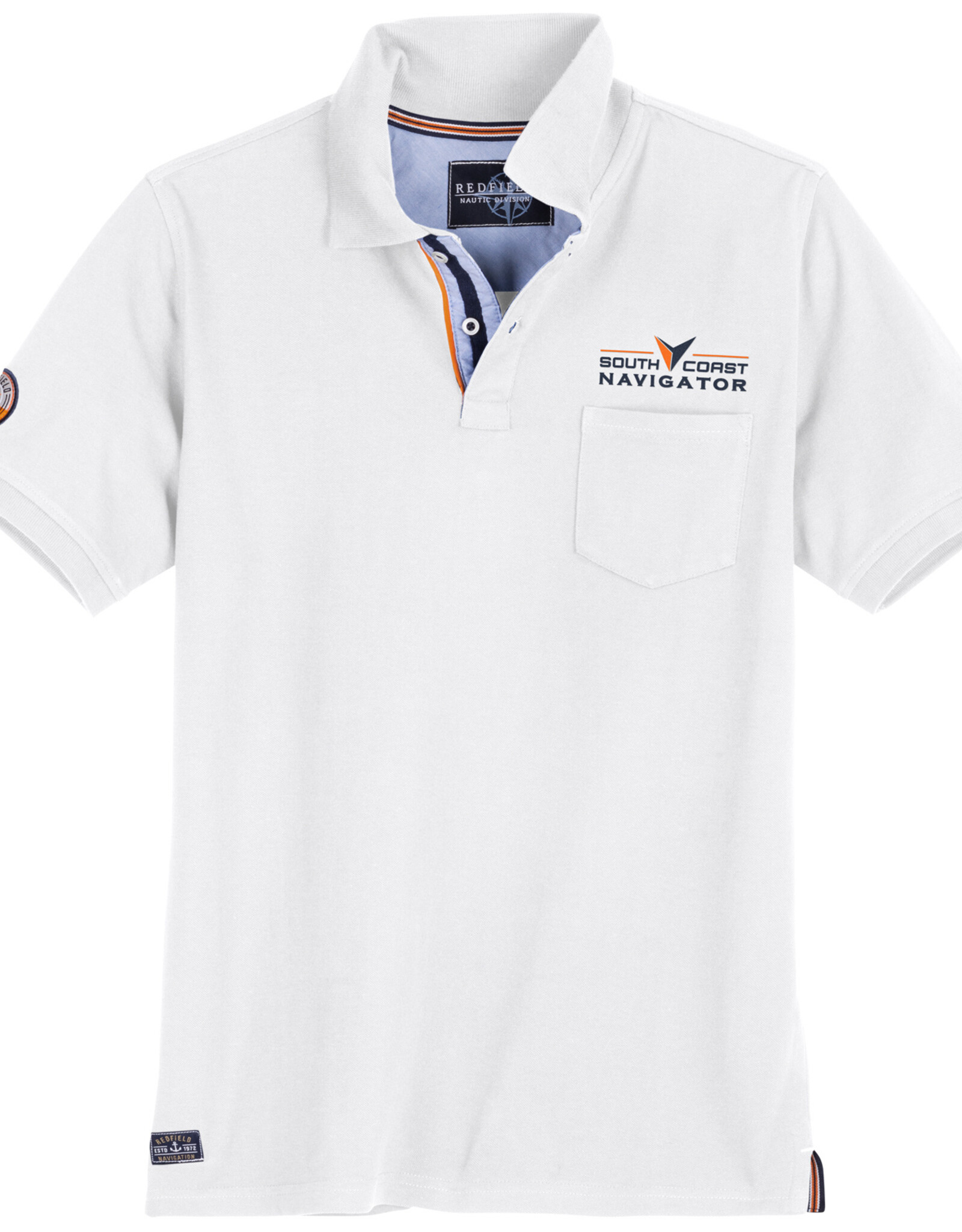 Redfield POLOSHIRT maritim wit