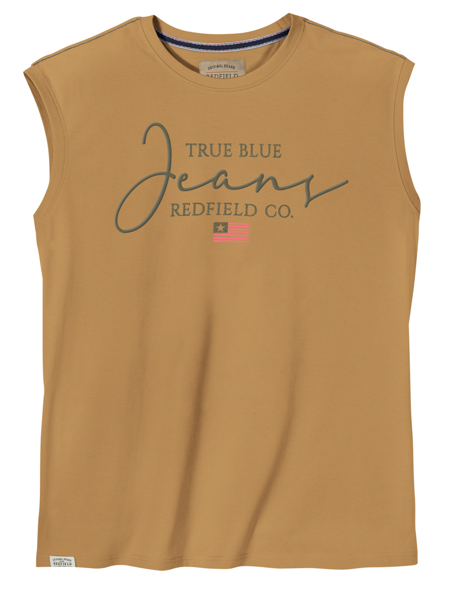 Redfield SINGLET / TANKTOP Jeans curry geel