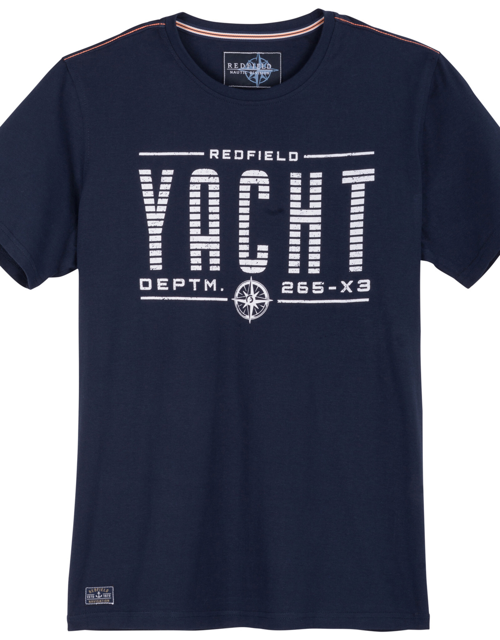 Redfield sale 3XL & 5XL T-SHIRT Yacht donker blauw