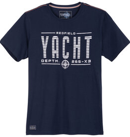 Redfield SALE 3XL & 5XL T-SHIRT Yacht donker blauw