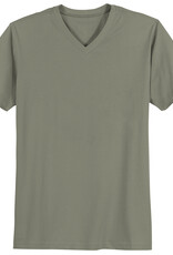 Redfield T-SHIRT basic V - hals olijf groen ‘Quentin’