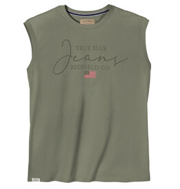 Redfield SINGLET / TANKTOP Jeans olijf groen