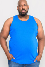 D-555 SINGLET / TANKTOP heren 'Fabio' blauw