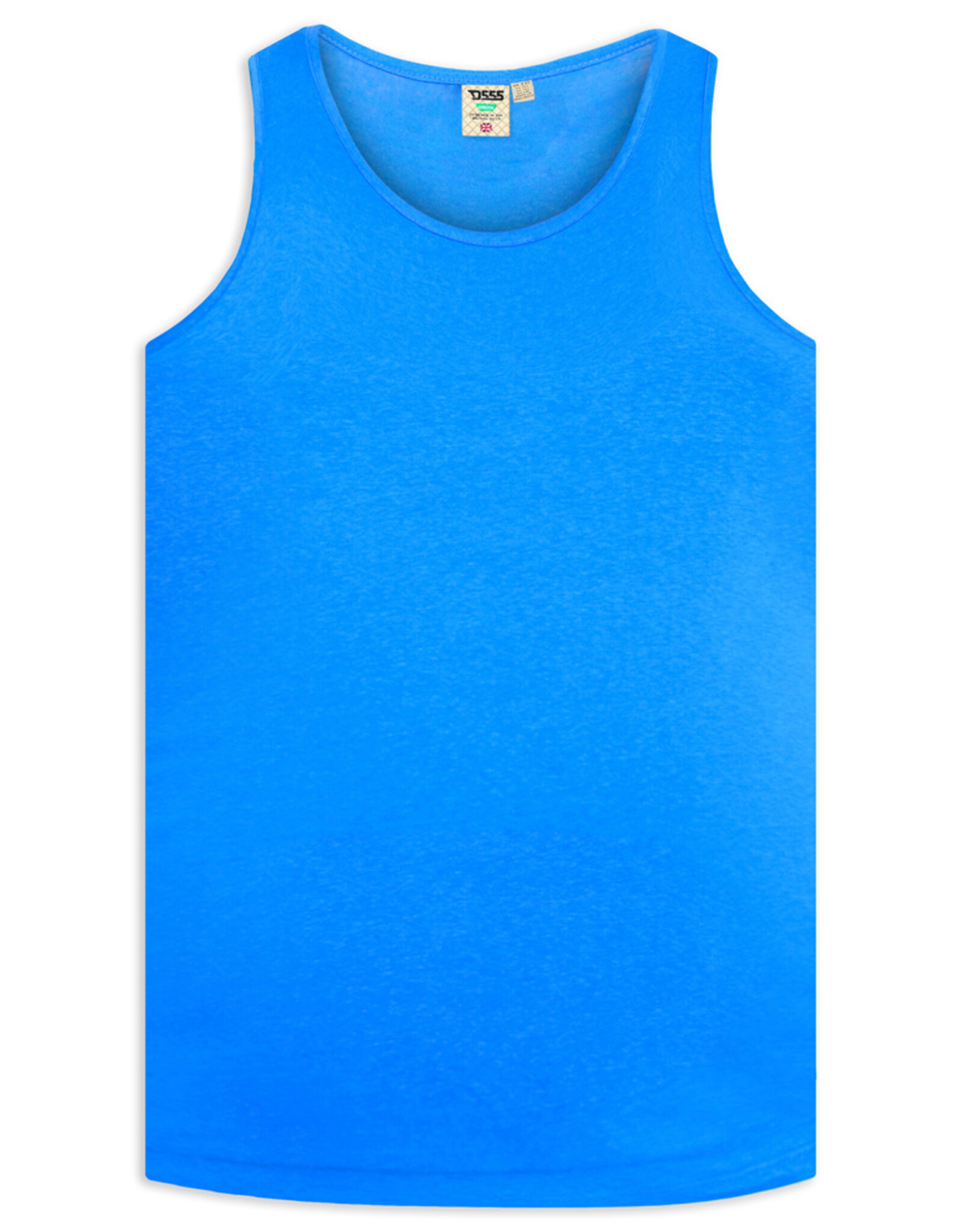 D-555 SINGLET / TANKTOP heren 'Fabio' blauw