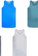 D-555 SINGLET / TANKTOP heren 'Fabio' blauw